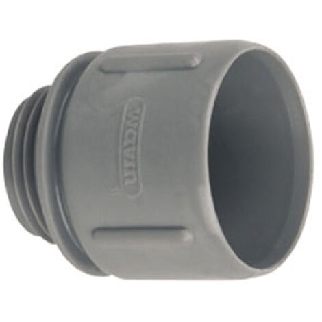 Manchette VIS PVC double Femelle adaptable pour bouchon D40 - WAVIN - 3027799 (1/3)