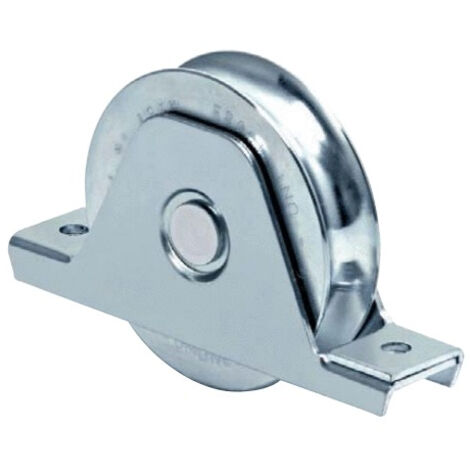 Roue 1 roulement à support intérieur à gorge V 80mm charge de 160kg - COMUNELLO - 335V-80