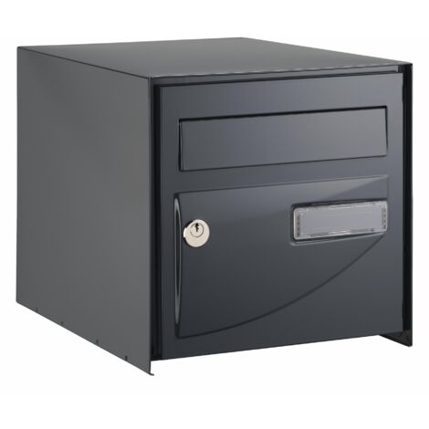 Decayeux – Boîte aux lettres PROBAT en acier électrozingué – Dimensions L 302 x H 300 x P 410 mm – Goulotte antivol – Garantie 15 ans