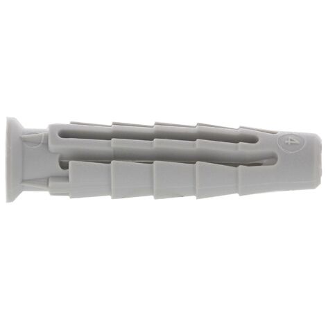 Spit – Cheville nylon Pro 6 – Lot de 100 – Longueur 30 mm – Charge maximale 150 kg – Pour matériaux pleins et creux