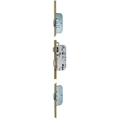 Vachette – Serrure multipoint à larder 3 points standard – Axe 50mm – Entraxe 70mm – Pour cylindre européen – 18011000