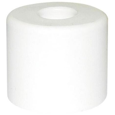 Butoir caoutchouc blanc cylindrique Ø30mm hauteur 25mm – Installation sans vis – Protection murs et portes – BB43025 – AVL