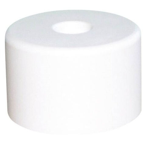 Butée de porte caoutchouc blanc cylindrique Ø40mm hauteur 25mm – Fixation sans vis – BB44025 – AVL