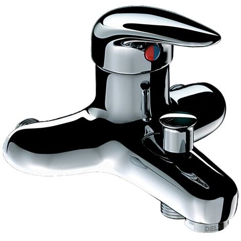 Delabie – Mitigeur de baignoire universel entraxe 100 à 120mm – Cartouche céramique – Aérateur antitartre – Inverseur automatique – 2512