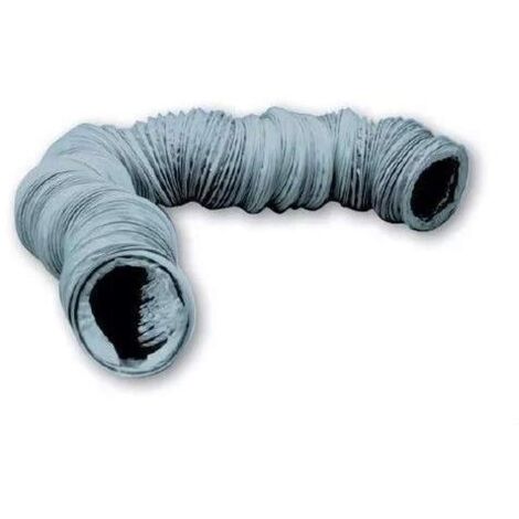 Conduit flexible en PVC 6m gris GP 125 - UNELVENT - 810198