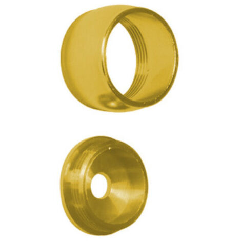 EMBRASURE POUR TUBE DE PENDERIE ROND POLI Ø16MM - DUVAL - PIT16S10
