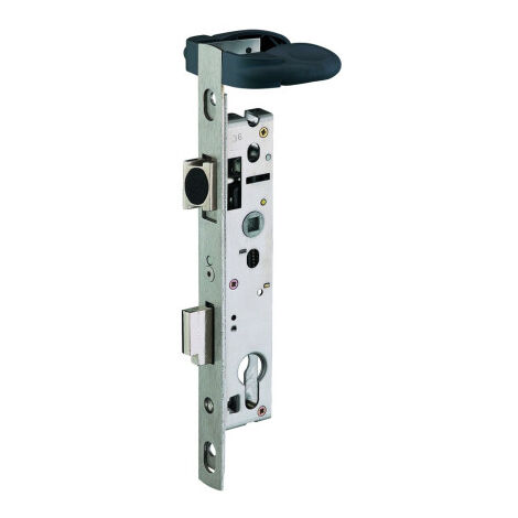 Assa Abloy – Serrure monopoint en applique pour piscine – Coffre acier zingué 194x16mm – Entraxe 92mm – Pêne dormant 20mm – Usage privé