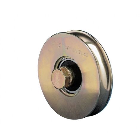 Roue gorge ronde 2 roulements 100mm R20 - COMUNELLO - 315-100