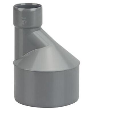 Réduction extérieure excentrée PVC mâle femelle Ø100 80 WAVIN 3025885 (1/2)