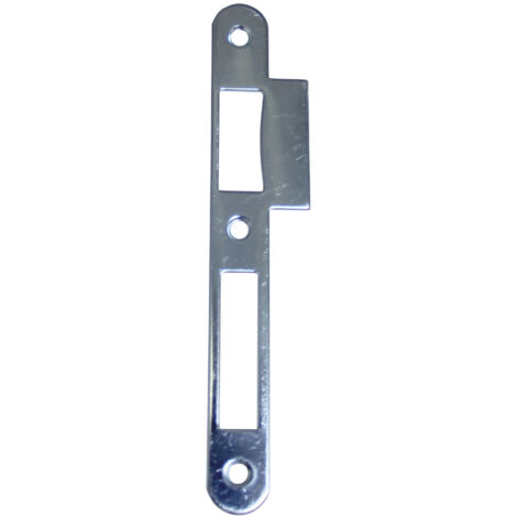 Gâche plate Multibat finition zinguée à bout carré - JPM - A16000-02-0A (1/2)