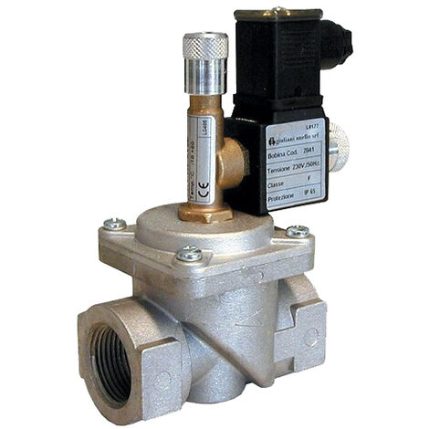 Electrovanne gaz manuel type EV DN 1/2'' FF (15x21) 230V - WATTS - 22EV15