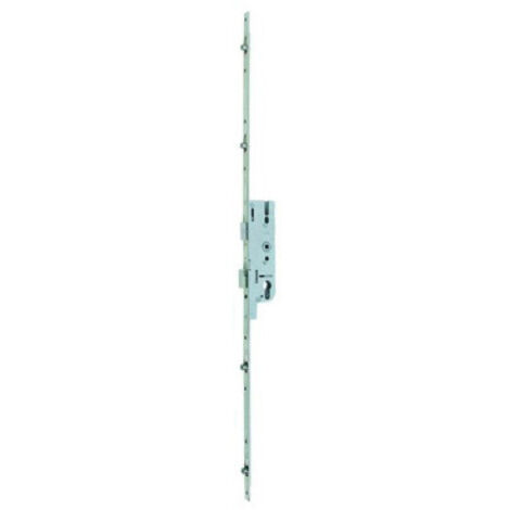 Ferco – Crémone à larder EUROPA 4 galets carré 8 longueur 2285mm – Finition ferGUard – Verrouillage renforcé – Pêne dormant réversible