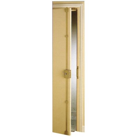 Picard – Mécanisme 3 points en applique TRIDENT or – Sécurité renforcée – Dimensions cylindre 26x52mm – Pour portes intérieures - 8000S0006