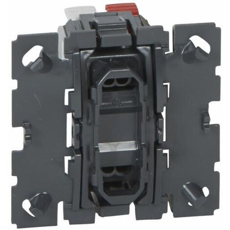 Legrand – Poussoir inverseur Céliane 6A 250V – Contact NO-NF – Installation encastrée ou saillie – Coque de protection chantier