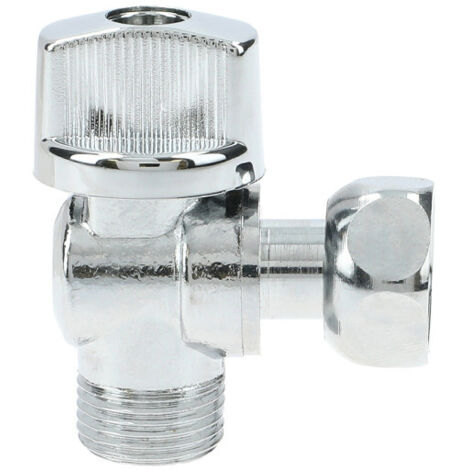 Robinet de chasse équerre 3/8'' 1/4 de tour chromé - GARIS - B01-RWC-EQBS (1/3)