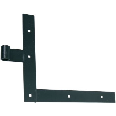 Équerre de volet 35x5x500mm diamètre 14mm cataphorèse noire paire 1/2 gauche - TORBEL - 2139504