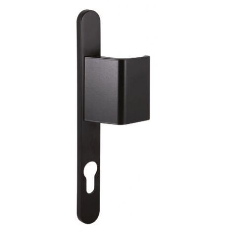 Ensemble sur plaques + béquille carré 8mm entraxe 92mm blanc - SOFI - 5112180003