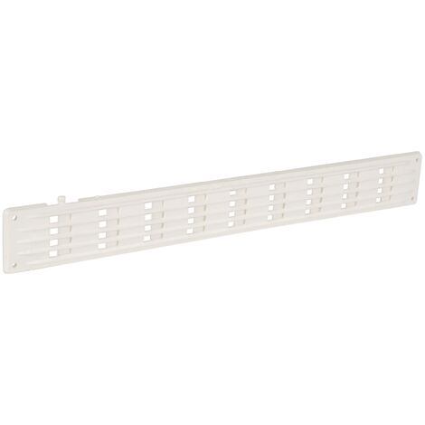 Nicoll – Grille aération VMC rectangulaire plate 40x300mm – Pose à visser ou coller – Pratiquement incassable – 1PF300