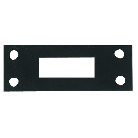 Torbel – Contre plaque d'arrêt époxy noir pour volet – Acier résistant à la corrosion – Installation rapide – 9202103