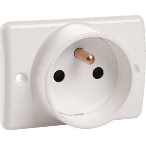 Legrand – Prise à encastrer 2P+T 16A 250V – Indice de protection IP20 – Plastique thermoplastique brillant – Installation encastrée (1/6)