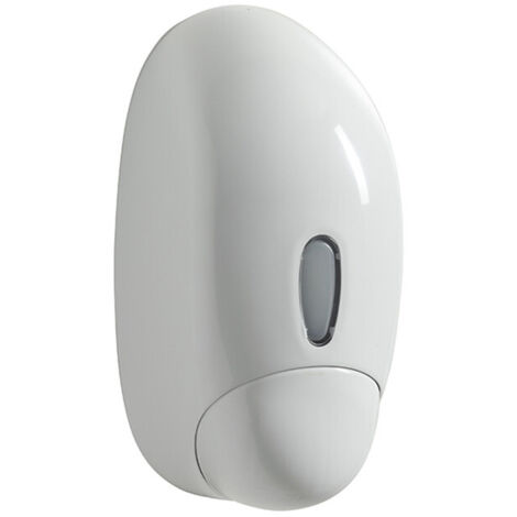 Distributeur de gel hydroalcoolique et de savon LENSEA blanc 1L ROSSIGNOL 52670 (1/3)