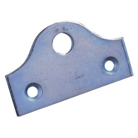 Monin – Moraillon à plat porte-cadenas 60x37mm en acier zingué – Résistance à la corrosion – Installation facile – 262260