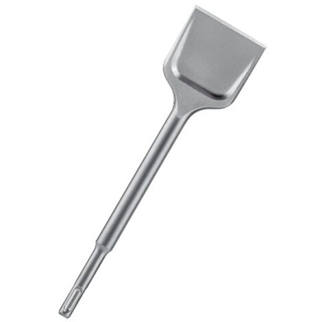 Burin SDS-plus avec douille de fixation SDS-plus, Modèle : Burin bêche, Larg. : 40 mm, Long. 250 mm