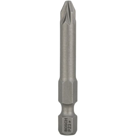 Bosch 3x embouts de vissage extra-durs, PZ 2, 49 mm - 2607001577
