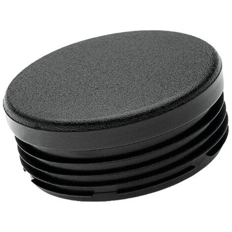 Embout intérieur rond plastique noir 42mm - FORTAPS - 20-42