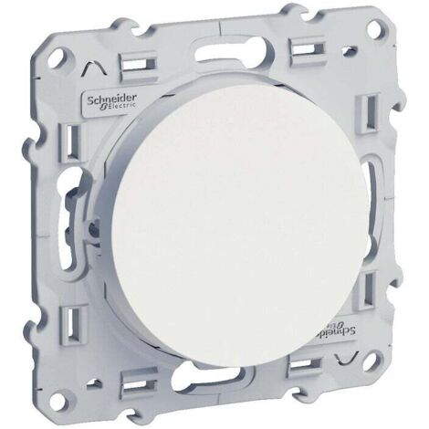 Schneider Electric – Interrupteur va et vient 10A à vis anthracite – Mécanisme à bornes rapides – Compatible plaques Odace Styl et Touch – Usage intérieur - S540204