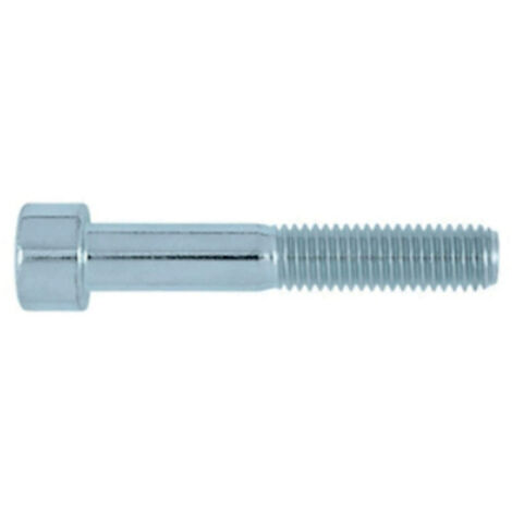 Vis à métaux tête cylindrique hexagonale creuse acier zinguée blanc classe 8.8 DIN 912 8X60 boîte de 100 - CHC8X60ZING (1/2)