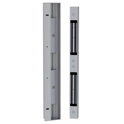 Sewosy – Bandeau ventouse 600mm 12/24V DC – Force de rétention 2x300kg – Aluminium léger et résistant – Contact d'état pour verrouillage