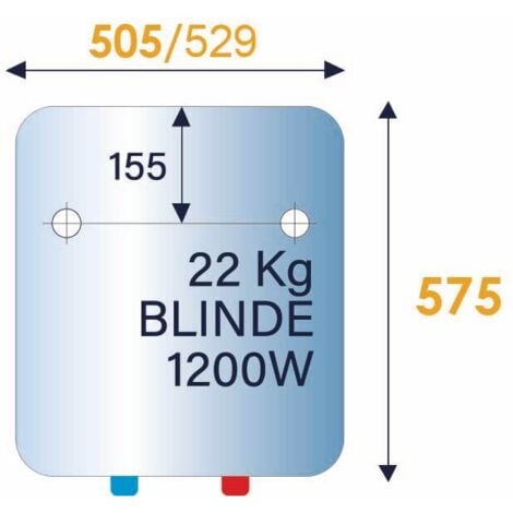Chauffe-eau électrique blindé vertical mural 200L - THERMOR - 251085