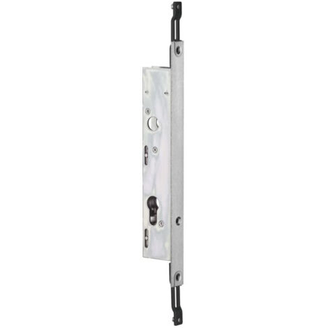 Serrure à larder 2 points pour cylindre coffre de 41 mm pour tringle plate - STREMLER - 2253.41.TI24