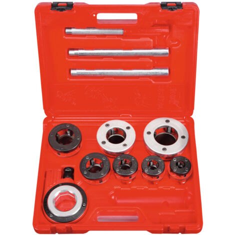 Rothenberger – Découpeuse pas de vis super cut 3/8' à 1.1/4' BSPT R – Aluminium léger – Levier à cliquet – Pour plomberie et maintenance (1/5)