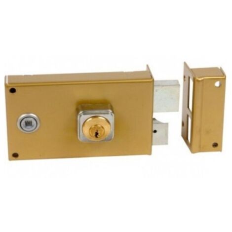 Serrure monopoint en applique ALPHA cylindre rond horizontal fouillot droite - BRICARD - 352110 (1/3)