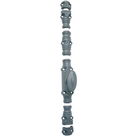 Crémone rustique RY70 série forte 18x9mm finition apprêt bouton confort - JARDINIER MASSARD - J042100 (1/3)