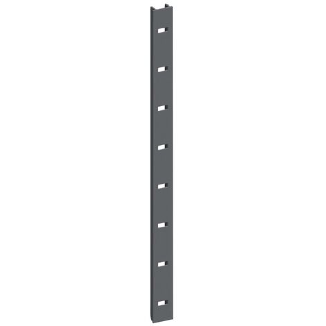 Crémaillère à encastrer argent 2000x11mm - MONIN - 522810