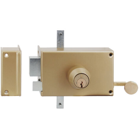 Serrure 3 points en applique MX4500 – 5 goupilles – Cylindre 45mm – Tirage gauche – Sécurisation renforcée pour portes d'entrée - MX-4503-5G-2