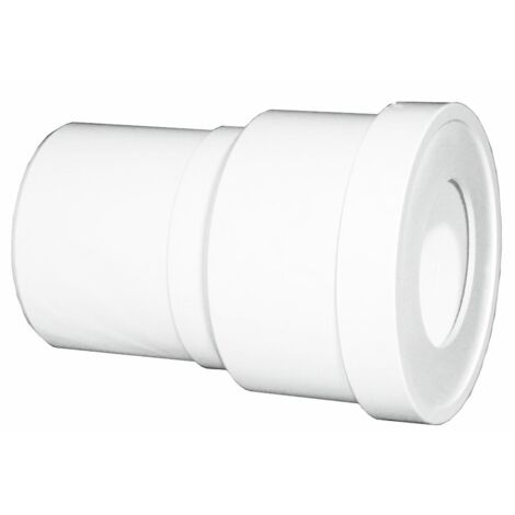 Regiplast – Pipe droite WC mâle D 100mm – Raccord en PVC blanc – Longueur 180mm – Pour installations sanitaires