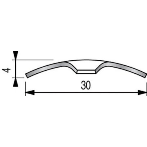 Bande seuil laiton à vis 0,93mm - DINAC - 2023020