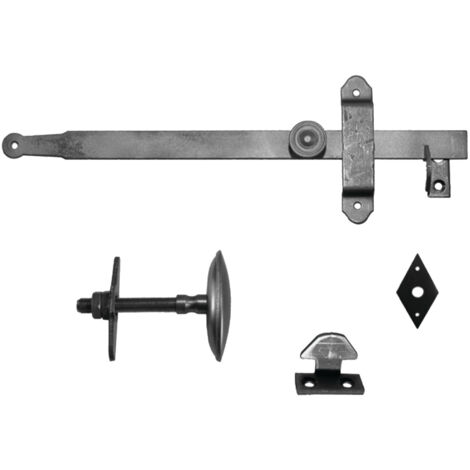 Loquet à olive 33 brute – Finition brute pour résistance à la corrosion – Longueur 300 mm – Pour applications domestiques et industrielles – Mermier