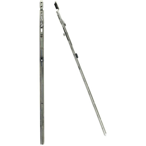 Ferco – Rallonge de têtière pour crémone 500mm – 1 galet – Finition ferGUard anticorrosion – Compatible fenêtres PVC – 6321420001