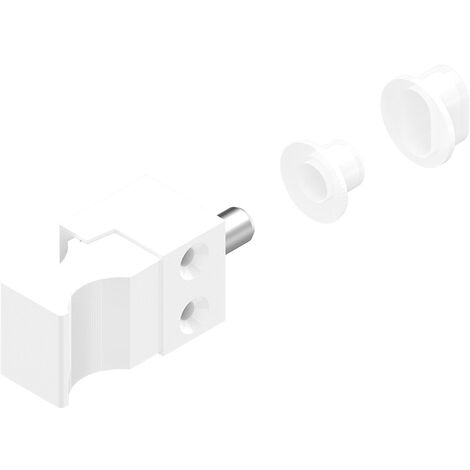 Verrou de condamnation longueur 14,5mm laqué blanc RAL9010 - LA CROISEE DS - DS6220-036