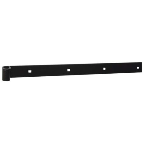 PENTURE DROITE FER PLAT NOIR CATAPHORÈSE 40X5X400 MM - TORBEL - 114J404