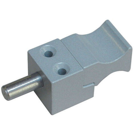 Verrou de condamnation longueur 9,5mm gris aluminium RAL9006 - LA CROISEE DS - DS6218-007