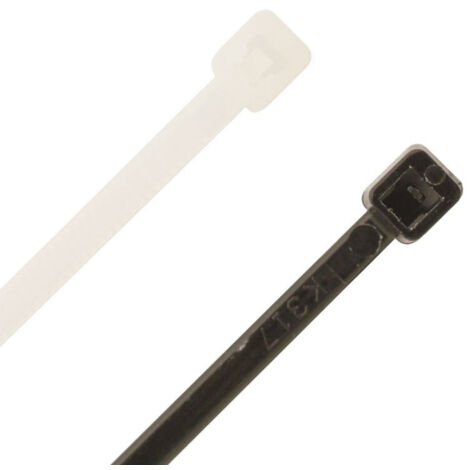 Colliers de câblage simple polyamide 6.6 noir 3,6X292 boîte de 100 - SCELL-IT - 5310 (1/2)