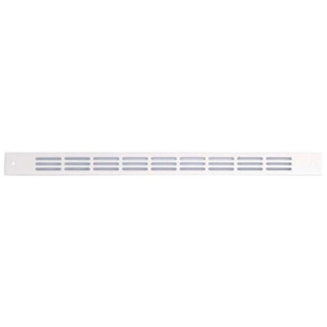 Renson – Grille aération VMC intérieure plate 375x20mm en aluminium – Installation simple – Circulation d'air efficace et discrète
