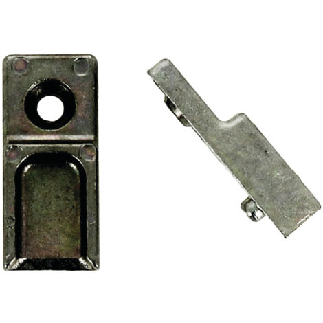 Gâche galet pour oscillo-battante 2 PVC - FERCO - 9-30256-00-0-1