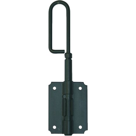 Verrou rond à douille 18X800mm noir JARDINIER MASSARD J524081